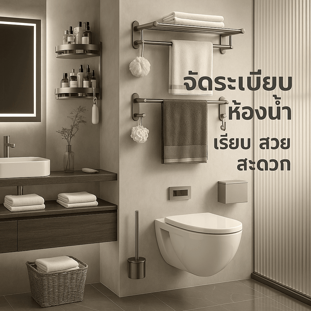 ไอเดียจัดห้องน้ำ